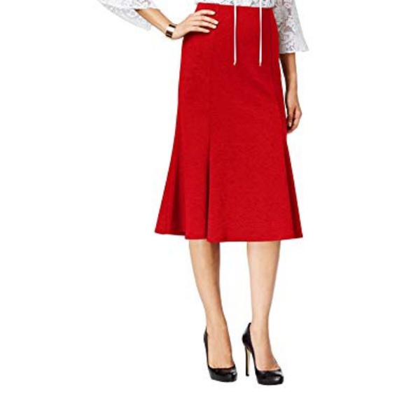 red work skirts